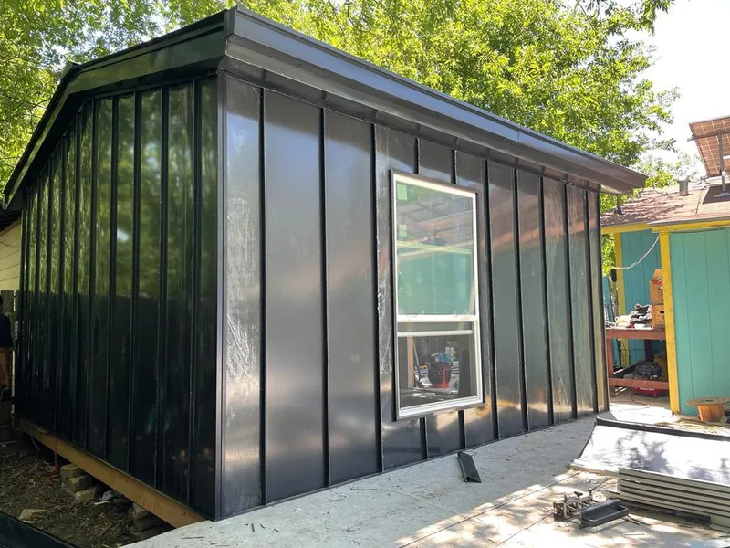 Black standing seam metal wall panels for Roof Inspection in Show Low